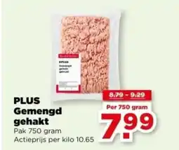 PLUS PLUS Gemengd gehakt aanbieding