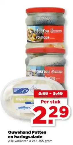 PLUS Ouwehand Potten en haringsalade aanbieding