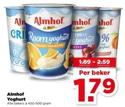 PLUS Almhof Yoghurt aanbieding