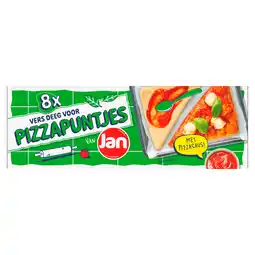 PLUS Jan Pizzadeeg puntjes met tomatensaus aanbieding
