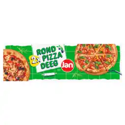 PLUS Jan Rond & dun pizzadeeg duoverpakking aanbieding