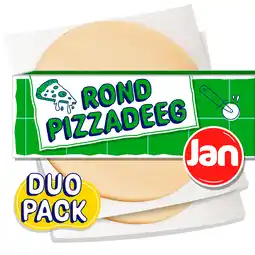 PLUS Jan Rond & dun pizzadeeg duoverpakking aanbieding