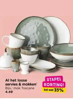 Xenos Al het losse servies & mokken aanbieding
