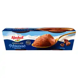 PLUS Almhof Chocolade mousse 2 x 70 gram aanbieding
