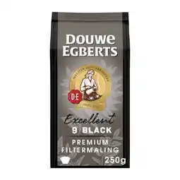 PLUS Douwe Egberts Excellent black premium filtermaling aanbieding