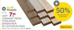 Praxis Laminaat plank - Trend Oak Eiken - aanbieding