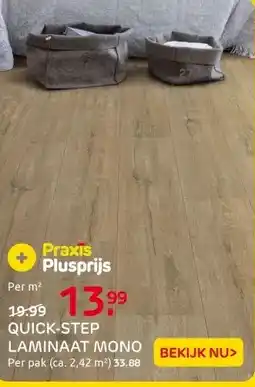 Praxis Quick-Step laminaat Mono - Hazelnoot Eik aanbieding