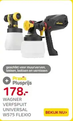 Praxis Wagner HVLP universeel spuitsysteem W aanbieding