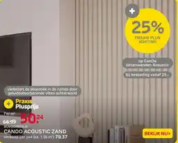Praxis CanDo Lattenwand Decowall Acoustic - aanbieding