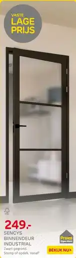 Praxis Sencys binnendeur Industrial opdek links aanbieding