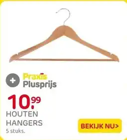Praxis Set van 9 Natuurlijke Houten aanbieding