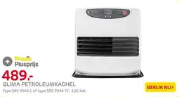 Praxis Petroleumkachel Qlima - SRE 9046 TC aanbieding