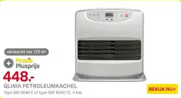 Praxis Petroleumkachel Qlima - SRE 8040 C aanbieding