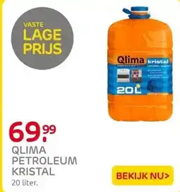 Praxis Qlima kachelbrandstof Kristal 20L aanbieding