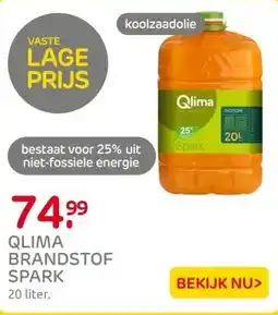 Praxis Brandstof Qlima Spark 20 L aanbieding