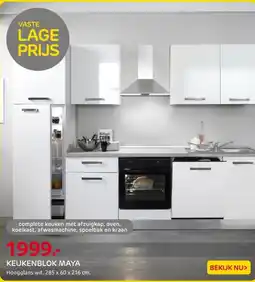 Praxis Keukenblok Maya 285cm Soft close | aanbieding