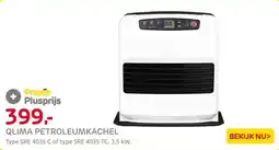 Praxis Petroleumkachel Qlima - SRE 4035 TC aanbieding