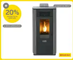 Praxis op Qlima pelletkachels aanbieding