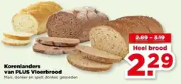PLUS Korenlanders van PLUS Vloerbrood aanbieding