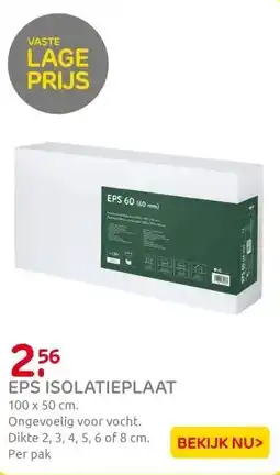 Praxis Coeck Isolatieplaat EPS 60 - Polystyreen aanbieding