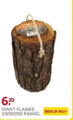 Praxis Giant Flames zweedse fakkel S aanbieding