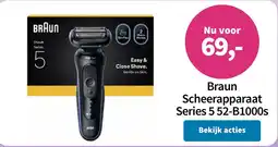 Plein.nl Braun Scheerapparaat Series 5 52-B1000s aanbieding
