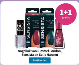 Plein.nl Nagellak van Rimmel London, Sensista en Sally Hansen aanbieding