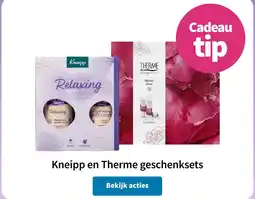 Plein.nl Kneipp en Therme geschenksets aanbieding