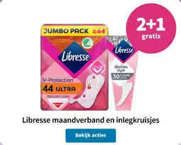 Plein.nl Libresse maandverband en inlegkruisjes aanbieding