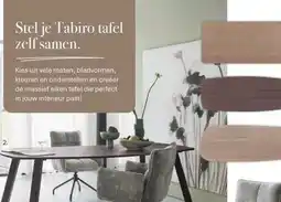 INHOUSE Eettafel Tabiro. aanbieding