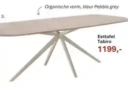 INHOUSE Eettafel Tabiro aanbieding
