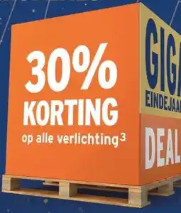 GAMMA op alle verlichting aanbieding