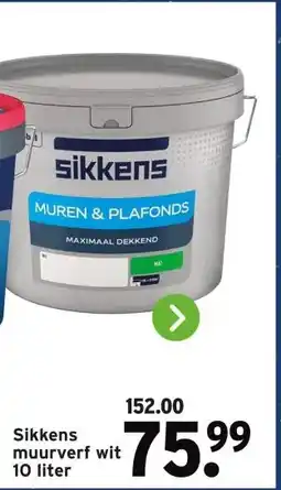 GAMMA Sikkens muurverf wit aanbieding