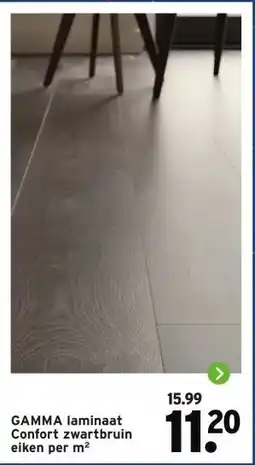GAMMA GAMMA laminaat Confort zwartbruin eiken aanbieding