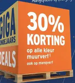 GAMMA op alle kleur muurverf aanbieding
