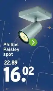 GAMMA Philips Paisley spot aanbieding