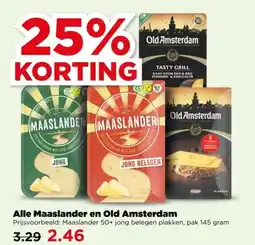 PLUS Alle Maaslander en Old Amsterdam aanbieding
