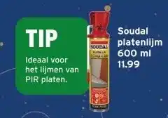 GAMMA Soudal platenlijm aanbieding