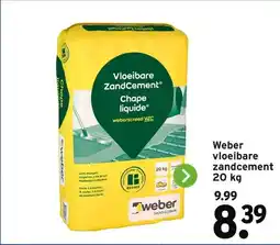 GAMMA Weber vloeibare zandcement aanbieding