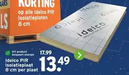 GAMMA Idelco PIR isolatieplaat aanbieding