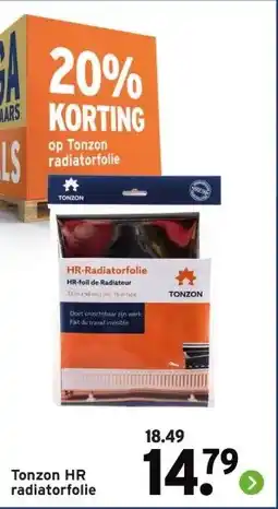 GAMMA Tonzon HR radiatorfolie aanbieding