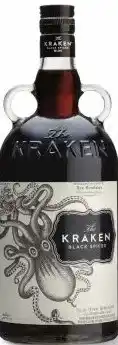 Gall & Gall The Kraken Black Spiced Rum 70CL aanbieding
