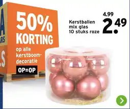 GAMMA Kerstballen mix glas aanbieding