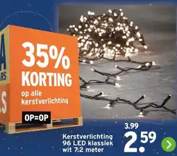 GAMMA Kerstverlichting 96 LED klassiek wit aanbieding