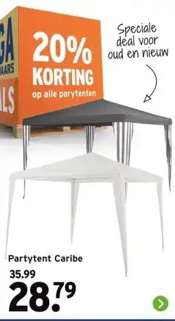 GAMMA Partytent Caribe aanbieding