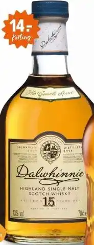 Gall & Gall Dalwhinnie 15 Years 70CL aanbieding