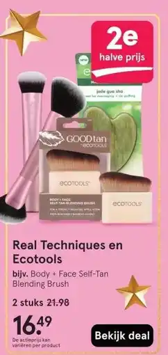 Etos Real Techniques en Ecotools aanbieding
