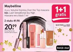 Etos Maybelline aanbieding