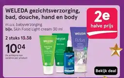 Etos WELEDA gezichtsverzorging, bad, douche, hand en body aanbieding