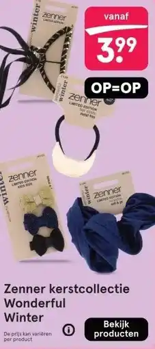 Etos Zenner kerstcollectie Wonderful Winter aanbieding